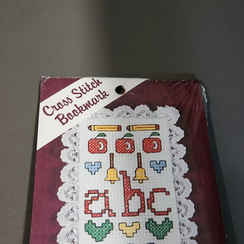 The New Berlin Co. ABC Cross‎ Stitch Bookmark Kit 2184 Count Easy Instructions